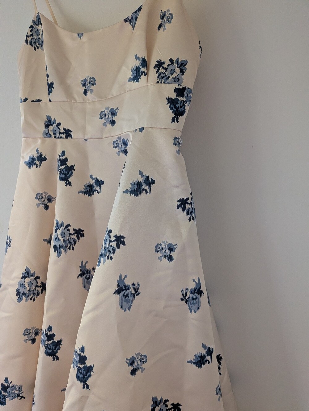 NWT! Anthropologie BHLDN Gabriella A-Line Duchess Satin Midi Dress - Picture 5 of 7